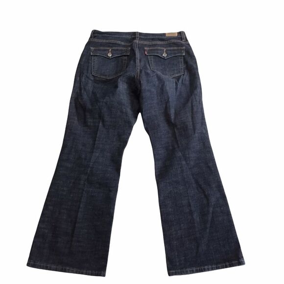 Levi’s Perfectly Slimming Boot Cut 512 Blue Jeans Flap Pockets 14P - Picture 1 of 14